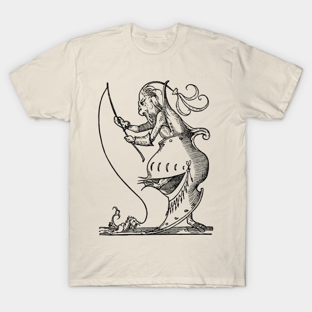 Pantagruel Creature engraving T-Shirt T-Shirt by metaphysical